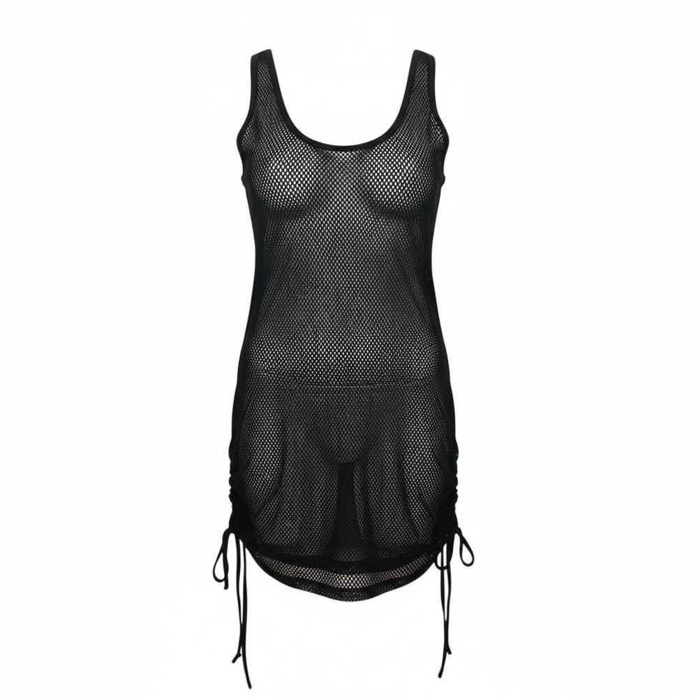 NYC Black Mesh Tank Top
